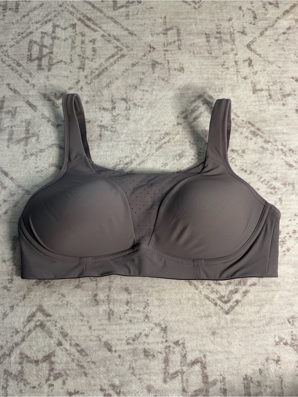 lululemon athletica Run Times Medium Support Sports Bra - Taupe/Purple
